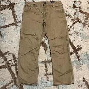 Kuhl Mens Rydr Hiking Pants Size 38x32 Khaki/Tan Outdoors Vintage Patina Dye